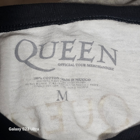 Queen Crazy Little Thing Called Love Raglan Varsity T-Shirt Unisex S - Picture 4 of 5